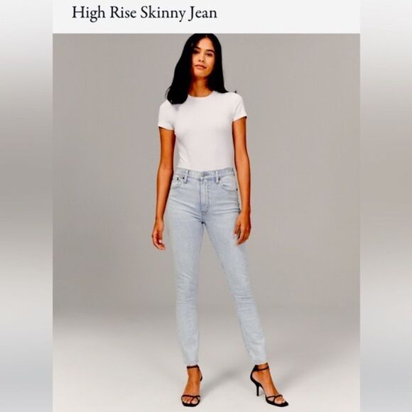 Abercrombie & Fitch Denim - Abercrombie & Fitch High Rise Super Skinny Jeans Sz 26